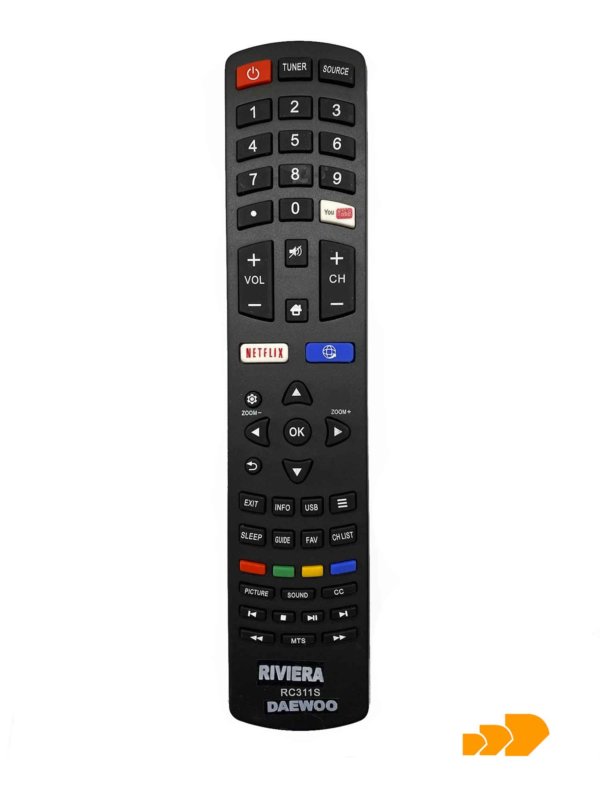CONTROL PARA TV SMART/LCD RC311S DAEWOO