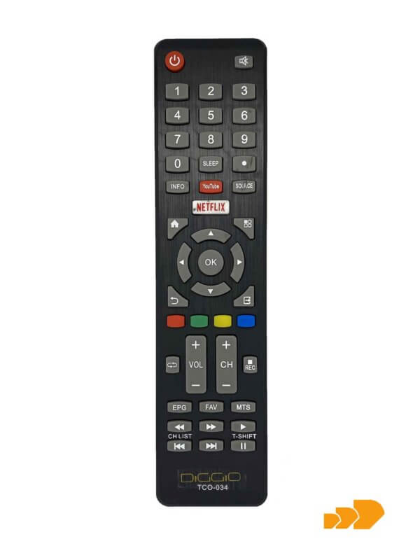 CONTROL PARA TV SMART/LCD TCO-034 DIGGIO