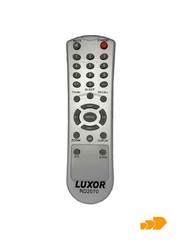CONTROL PARA TV ANTIGUO RD 2070 LUXOR