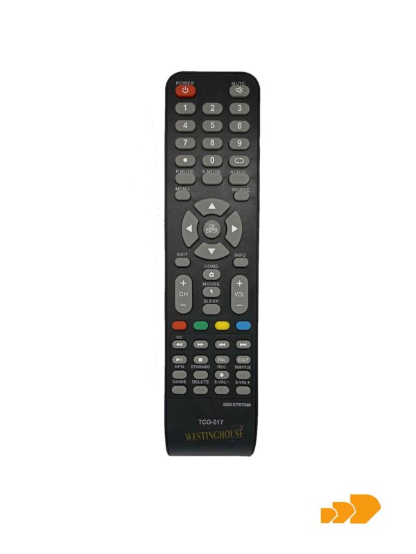 CONTROL PARA TV SMART/LCD TCO-017 WESTINGHOUSE