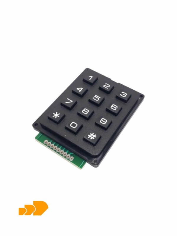 Teclado matrical 4x3 proyecto - Imagen 2