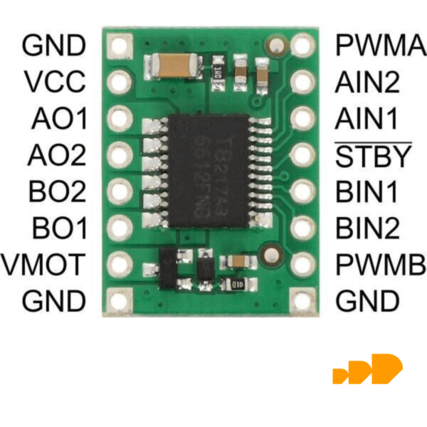 Controlador dual de motor TB6612FNG #713 pololu - Imagen 2