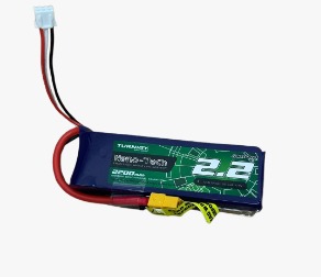 Batería de litio Lipo 2S 25-50C de 2200mAh Turnigy Nano-Tech de 7.4V 2 celdas