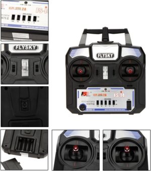 GoolRC Flysky FS-i4 4CH RC Transmisor con receptor FS-A6