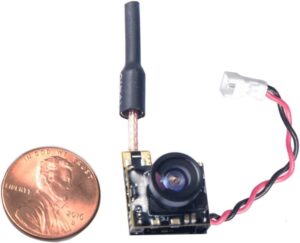 Wolfwhoop WT05 Micro AIO 600TVL la cámara pesa solo 3.4g 5.8GHz 48CH 25mW transmisor FPV con antena de bronce de dos polos, combo para drone cuadricóptero